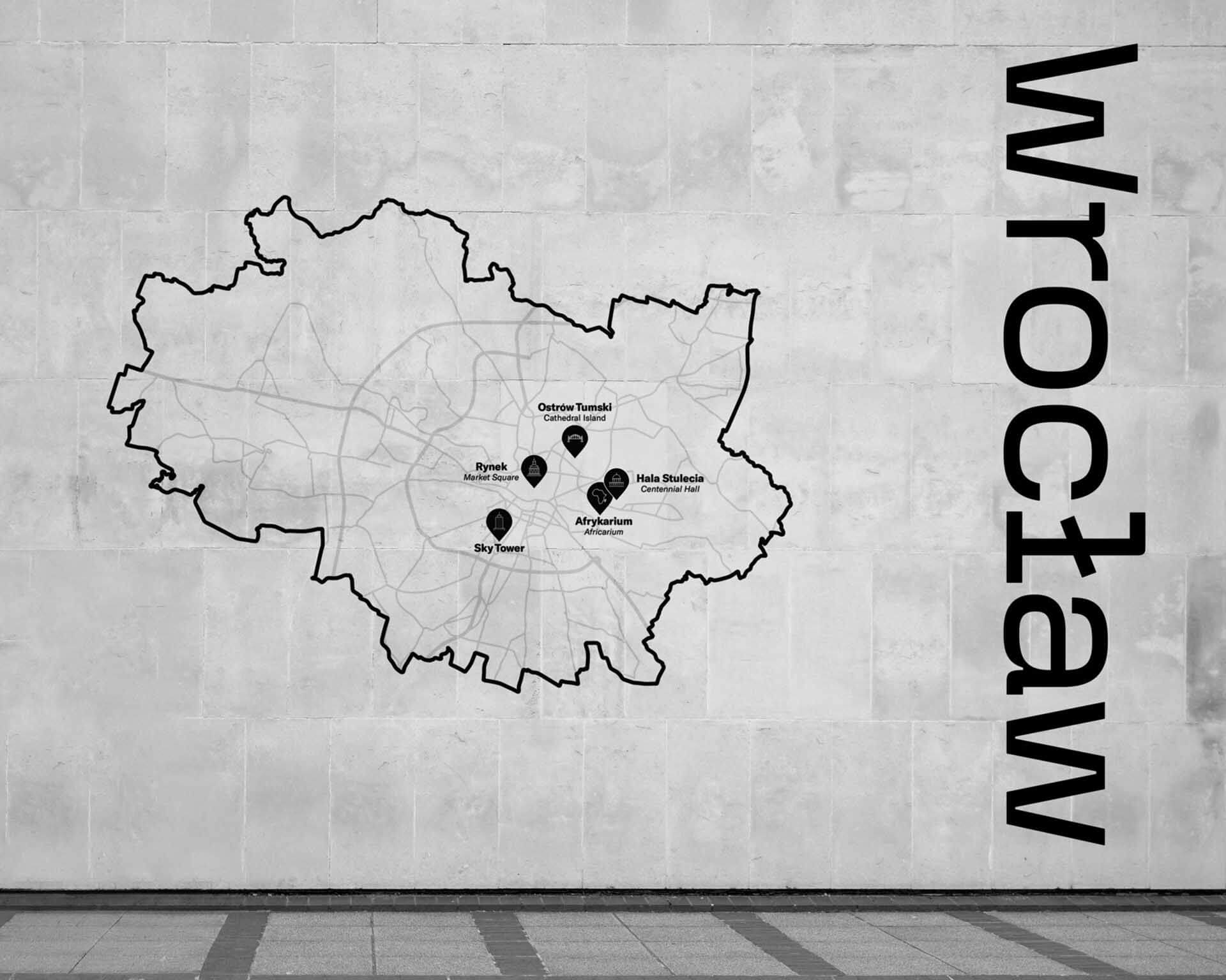 Grafika mapy oraz typografia Grafika mapy oraz typografia