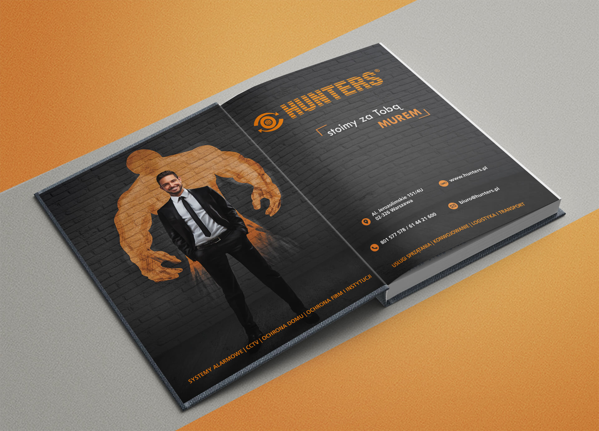 Hunters - wyklejka kalendarza