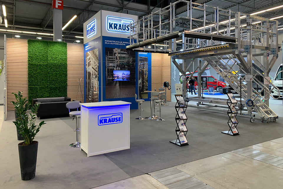 Stoiska targowe - montaż