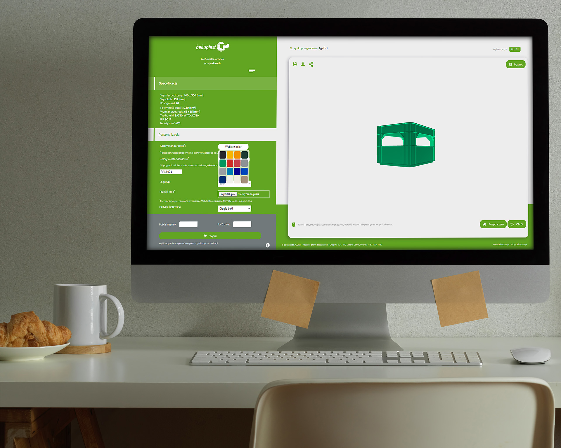 Konfigurator 3D - Bekuplast