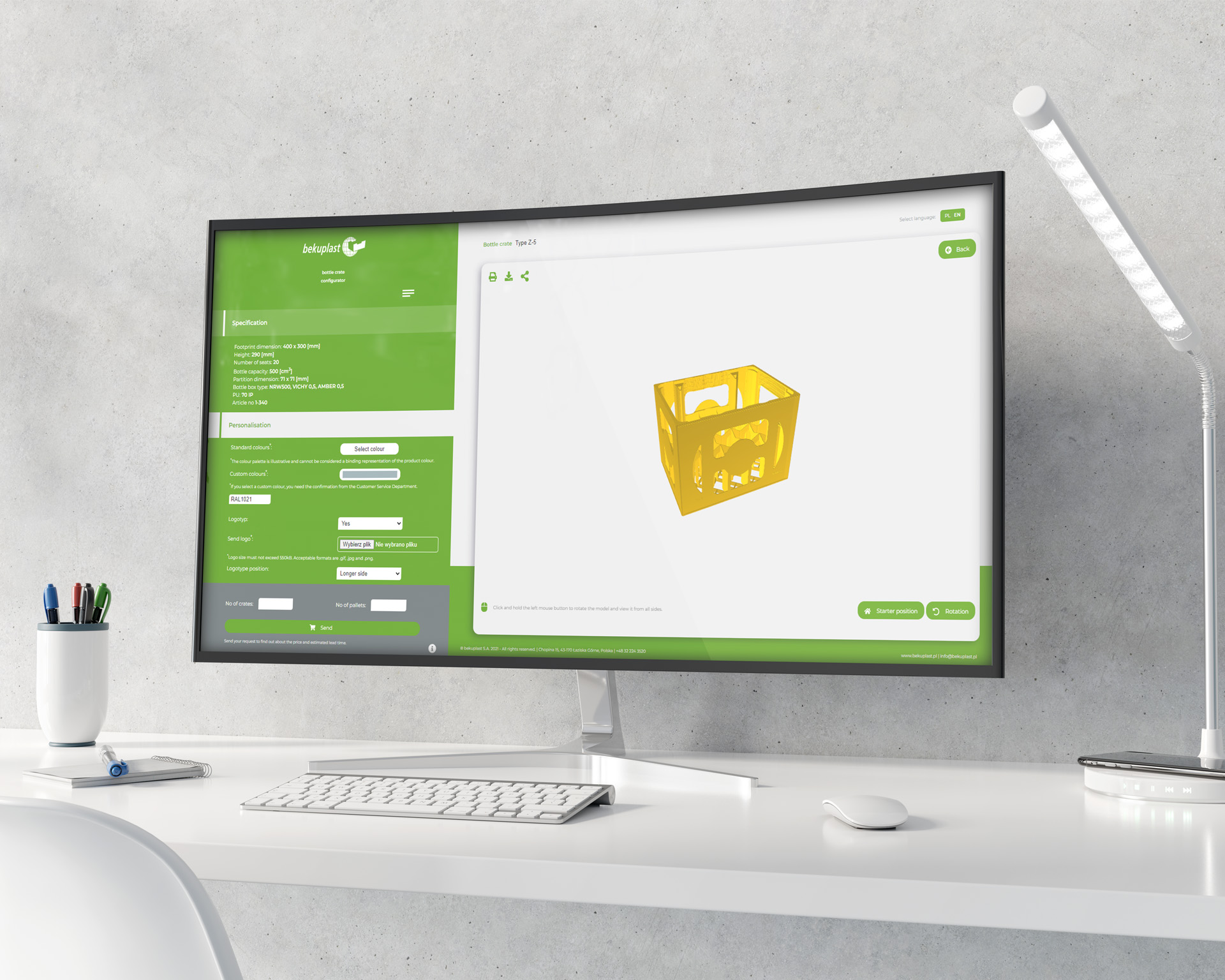 Konfigurator 3D - Bekuplast