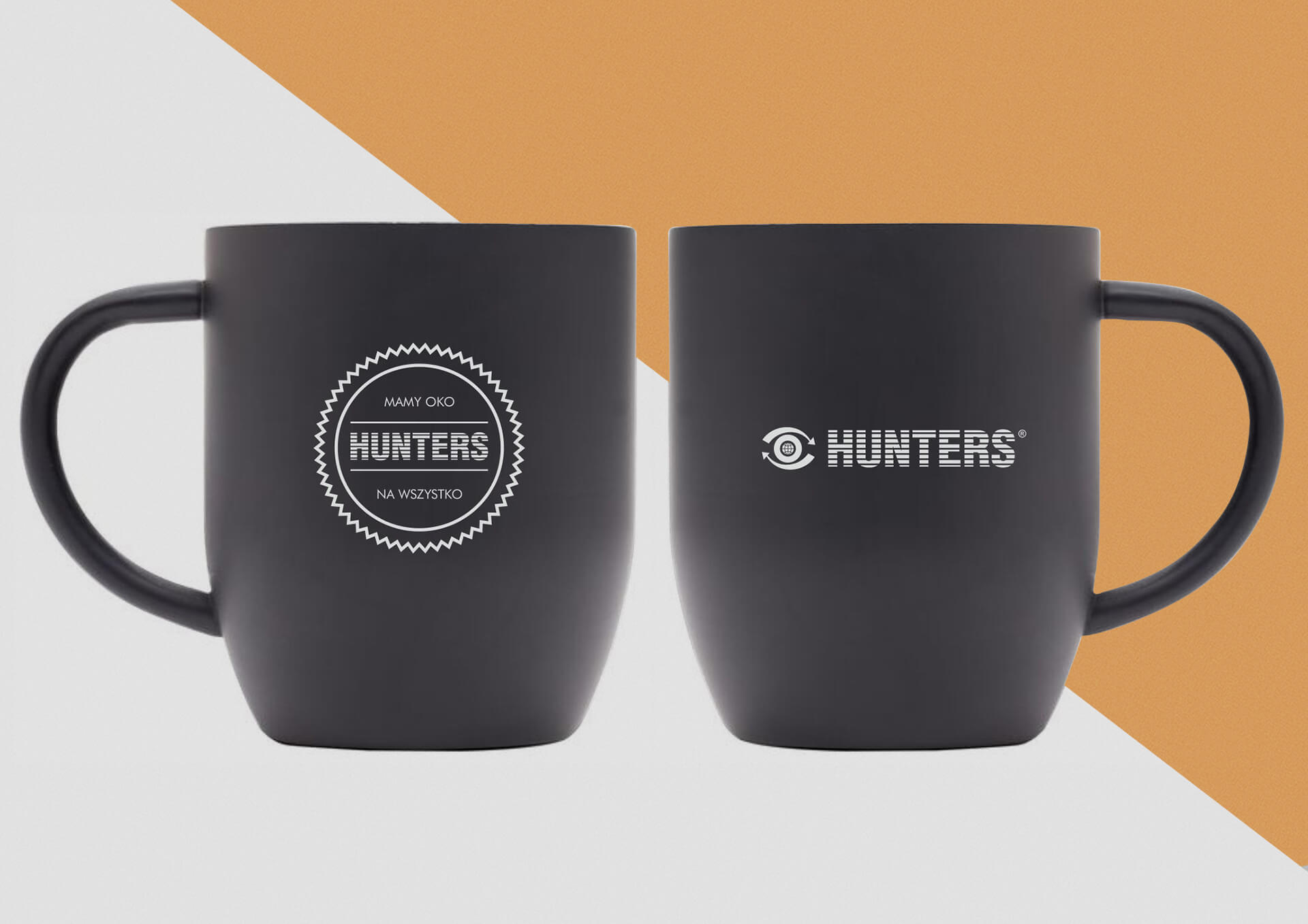Hunters - firmowe kubki z logo