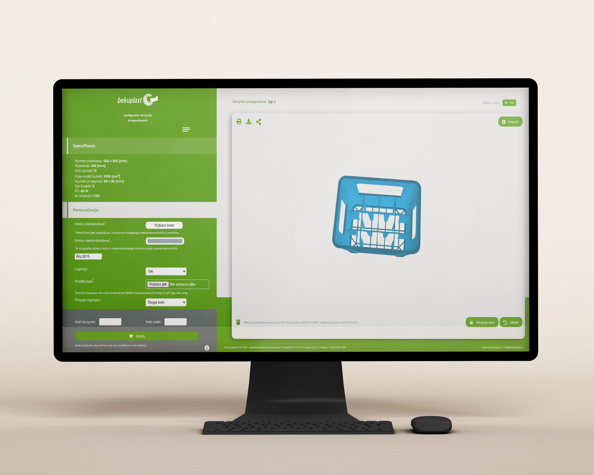 Konfigurator 3D - Bekuplast