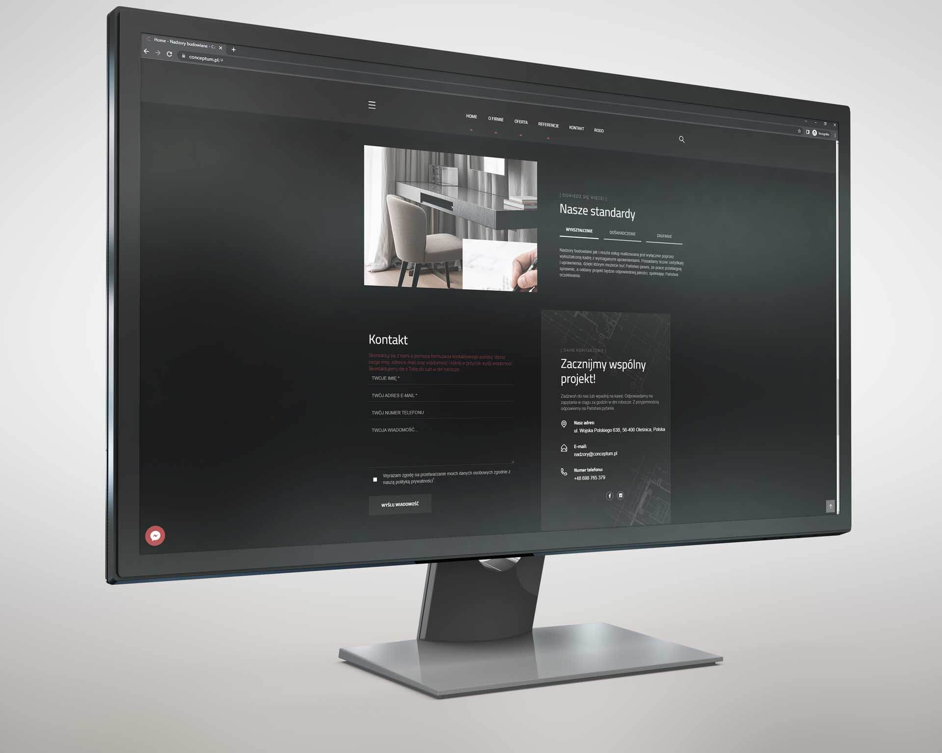 Strona WordPress Conceptum