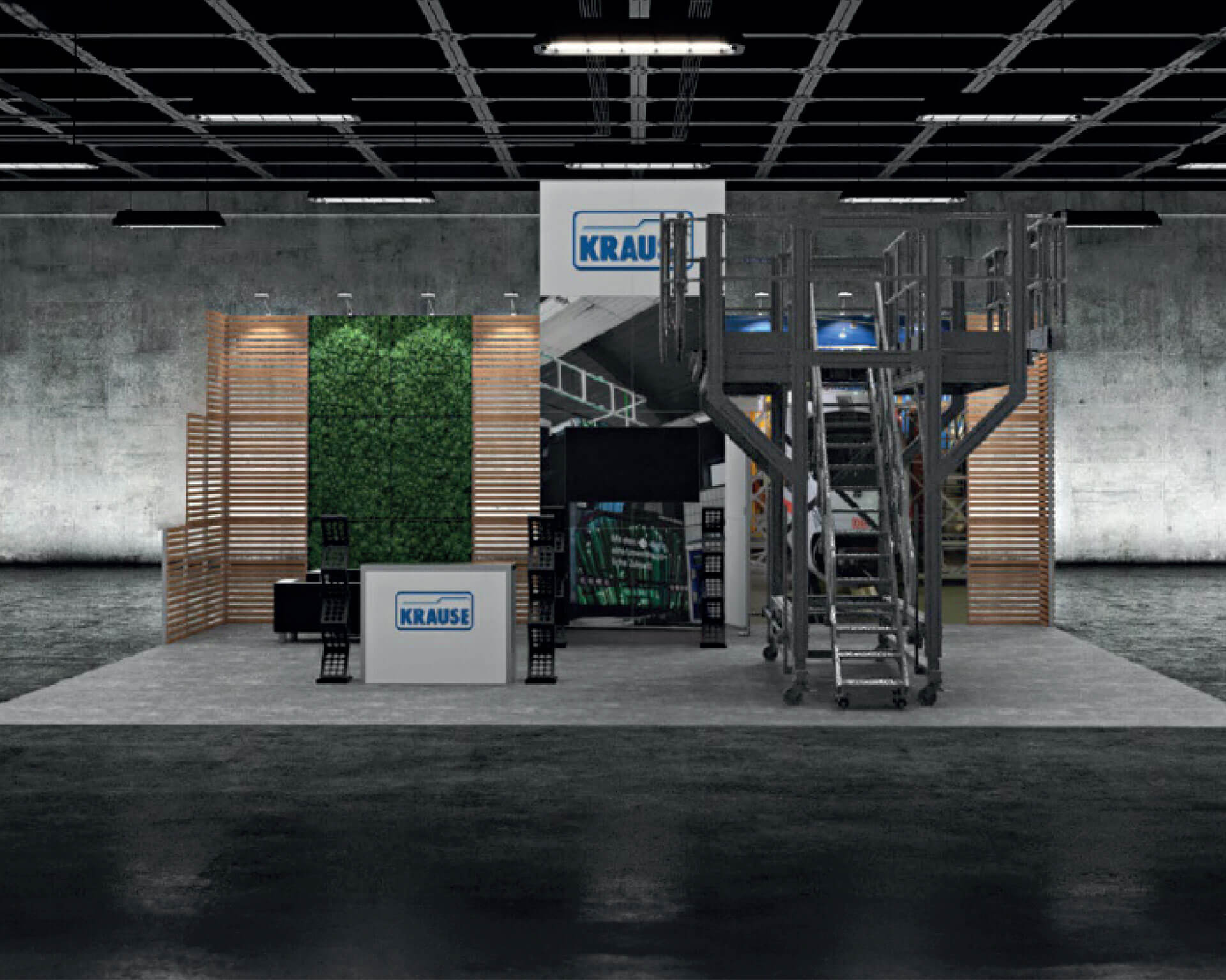 Projekty stoisk targowych - Krause