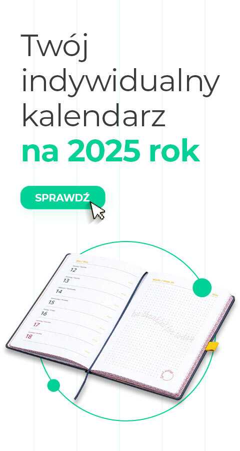 kalendarze książkowe i notesy 2025