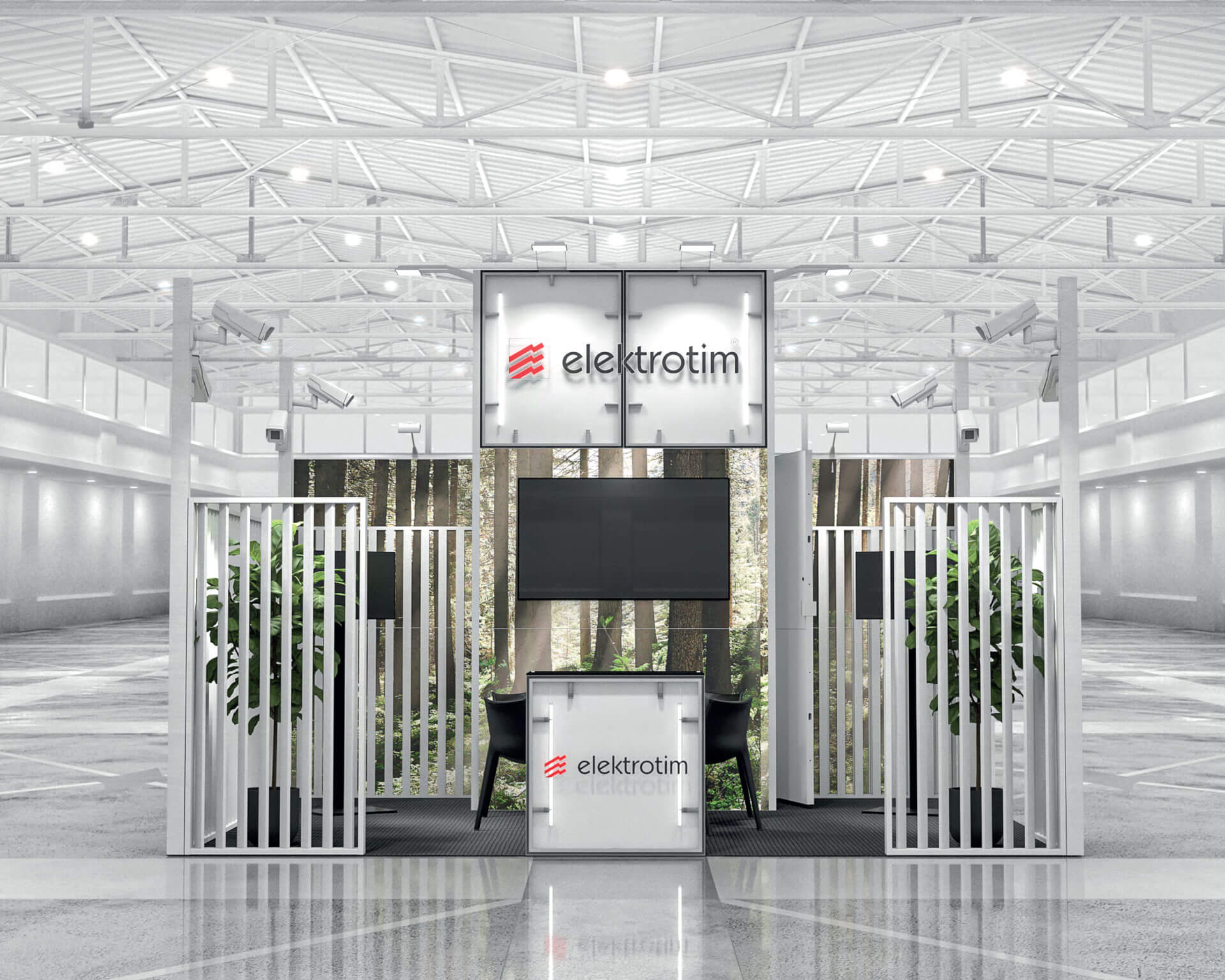 Projekty stoisk targowych - Elektrotim